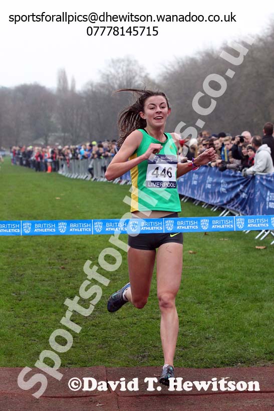 Women's under-17s and under-20s European Cross Country Trials, Sefton Park, Liverpool. Photo: David T. Hewitson/Sports for All Pics